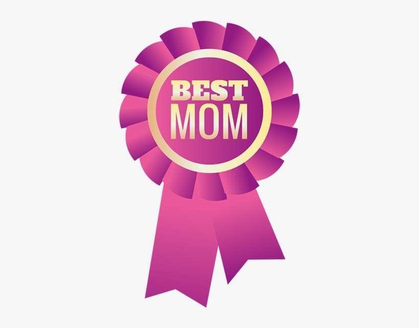 Best Mom Wall Sticker - Medal, transparent png download