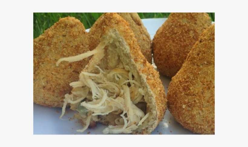 Coxinha-frango - Receita Massa Banana Verde, transparent png download