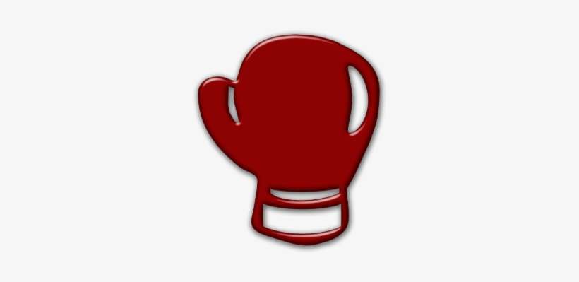 Right Clipart Boxing Glove - Red Boxing Glove Icon, transparent png download