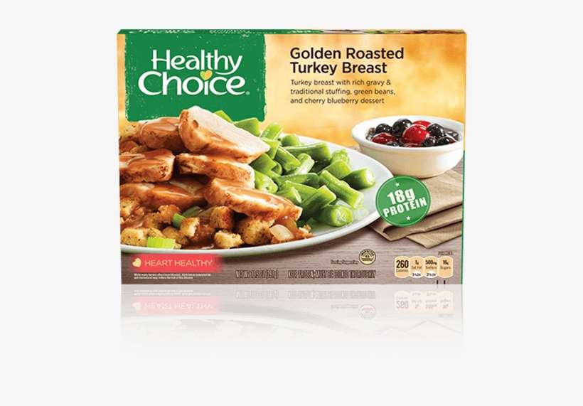 Traditional Classics Honey Roasted Turkey From Healthy - Healthy Choice Complete Meals Golden Roasted Turkey, transparent png download