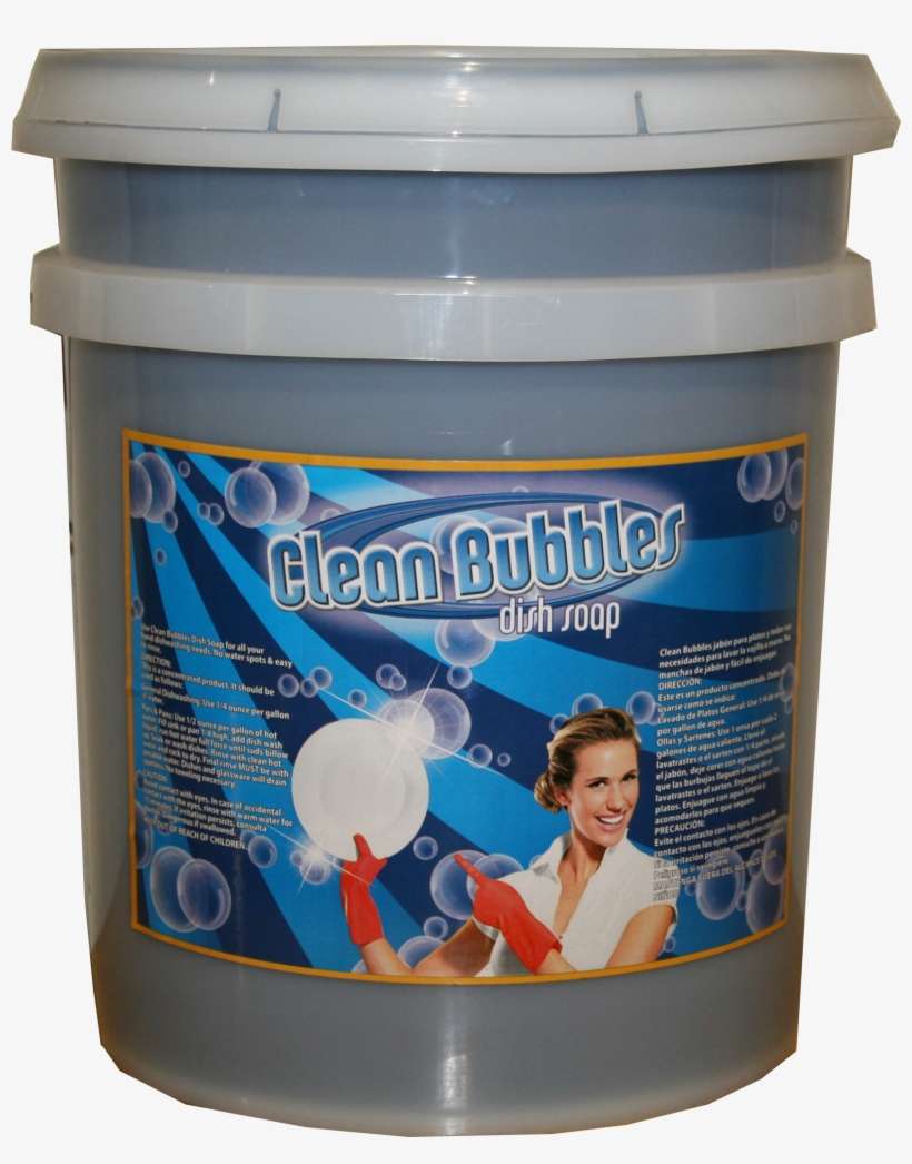 Bubbles Dish Soap - Detergent, transparent png download