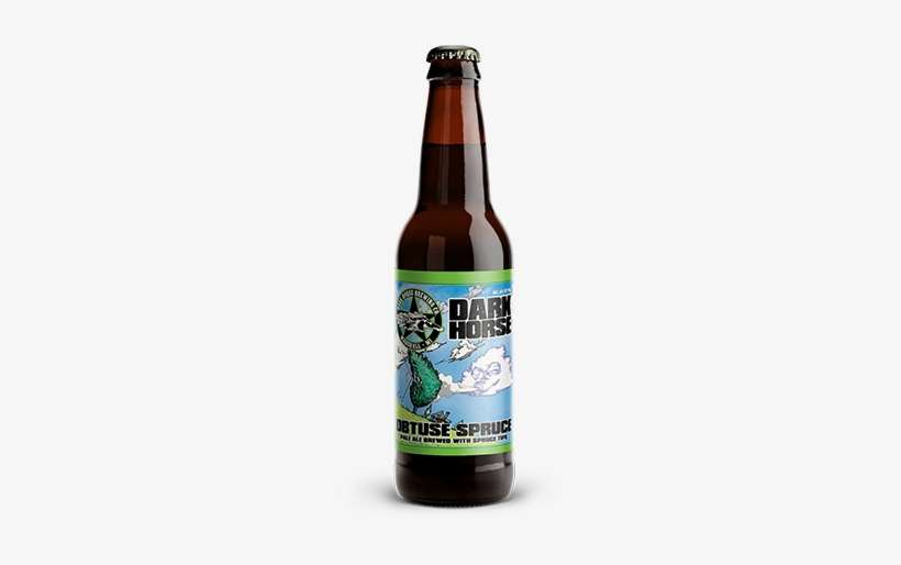 Bottle Of Beer Mock Up Obtusespruce Web - Dark Horse Obtuse Spruce, transparent png download