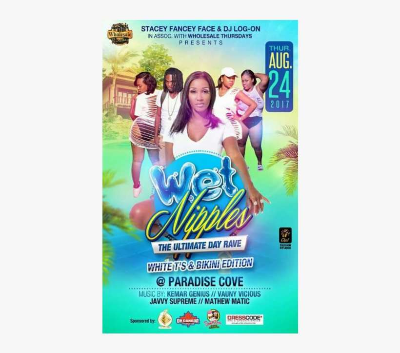 Wet Nipples The Ultimate Day Rave August 24, 2017 @ - Flyer, transparent png download