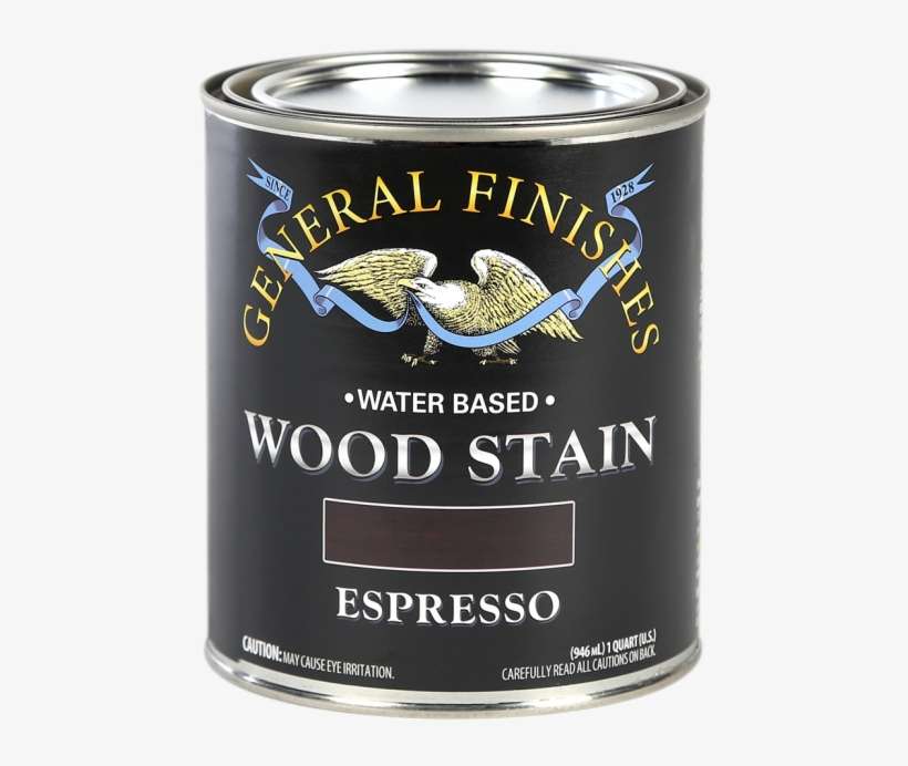 General Finishes Espresso Water Based Wood Stain, Quart - Grated Parmesan, transparent png download