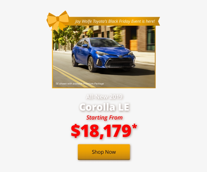 Shop New 2019 Corollas - 2018, transparent png download