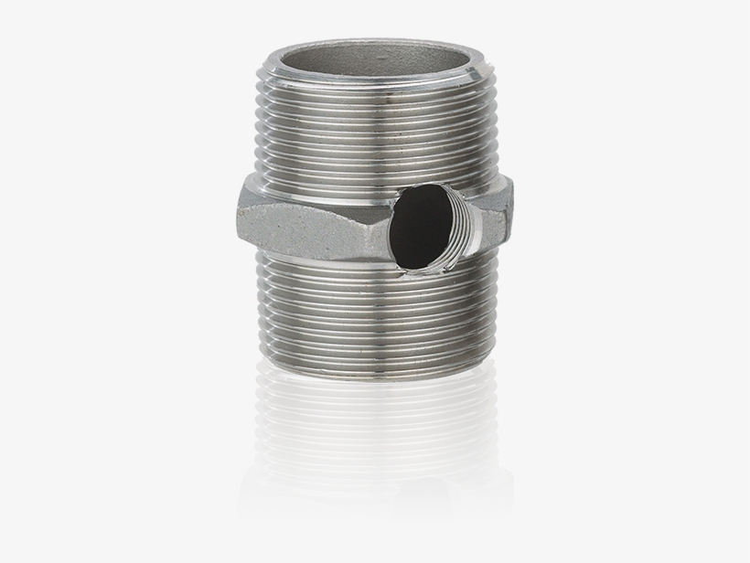 Nipple With Hole Aisi 316 Type - Nipple, transparent png download