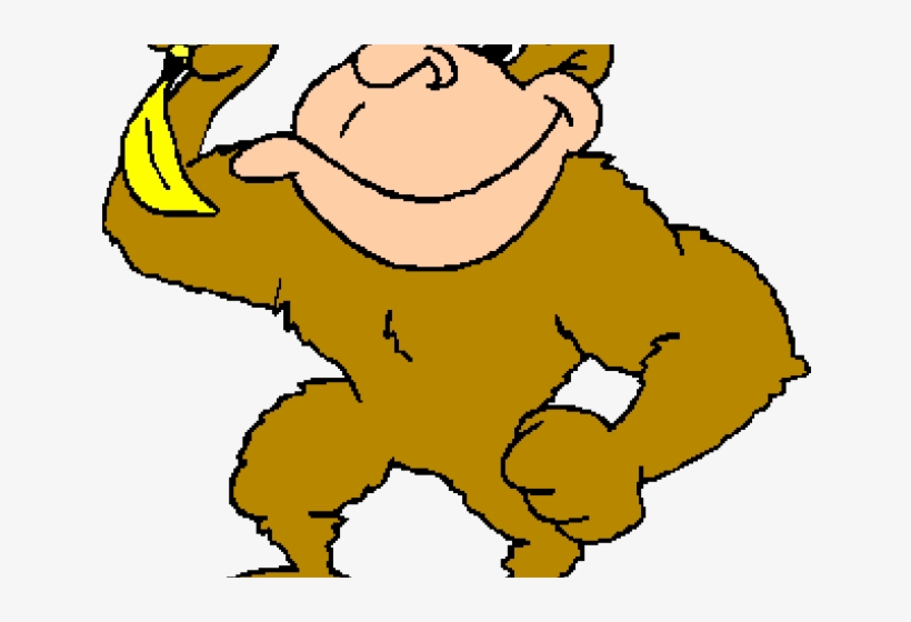 Gorilla With Banana, transparent png download