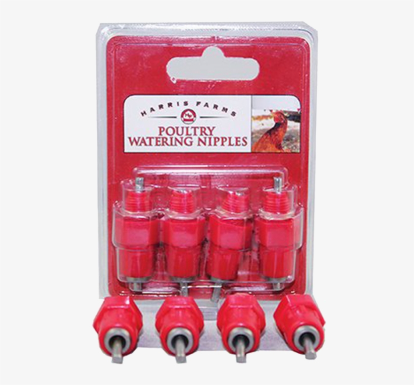 Harris Farms Poultry Water Nipple - Watering Nipples - 4 Pk, transparent png download