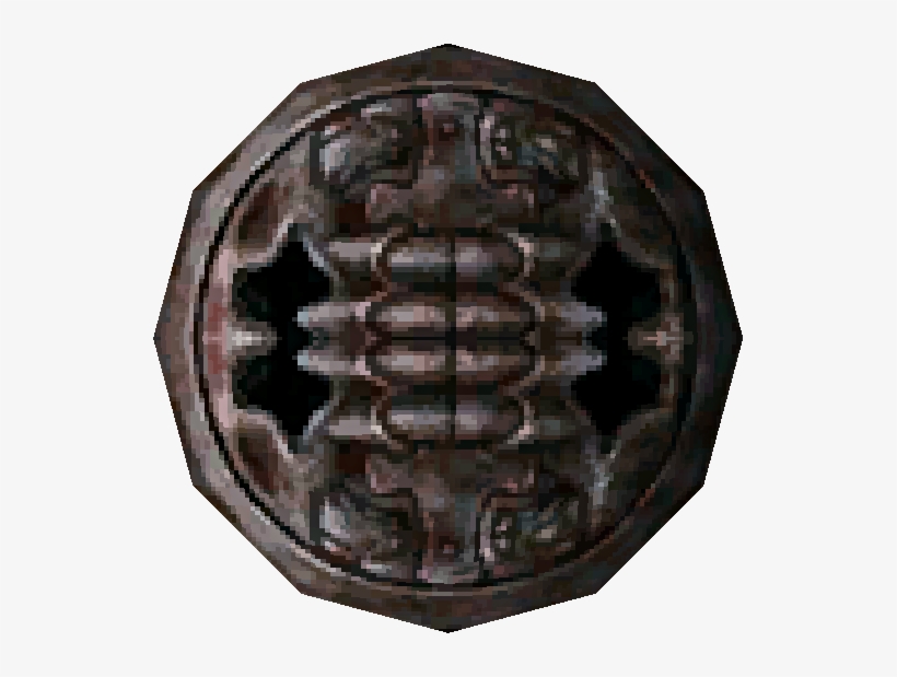 Twilight Princess Enemy Weapons Stalfos Metal Shield - Circle, transparent png download