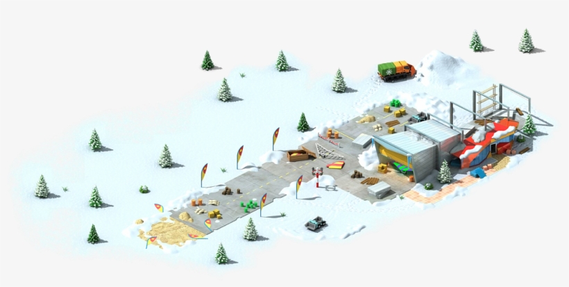 Hang Glider Airstrip Construction - Scale Model, transparent png download