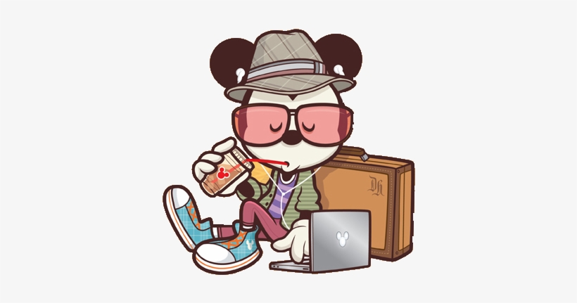 Mickey Hipster Png 1 By Glorijadubravcic-d7thtfx - Hipster Mickey Png, transparent png download