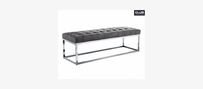 Specifications - Sunpan Modern Club Sutton Two Seat Bench Colour: Grey, transparent png download