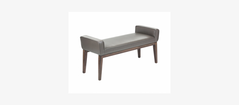 Harrod Bench - Grey - Sunpan Modern Home Bench 100388 5west Harrod, transparent png download
