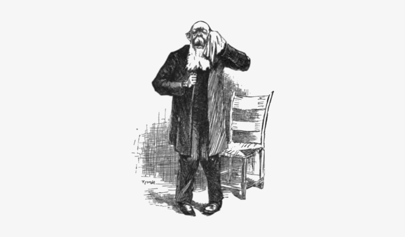 Man Crying - King In Huckleberry Finn, transparent png download