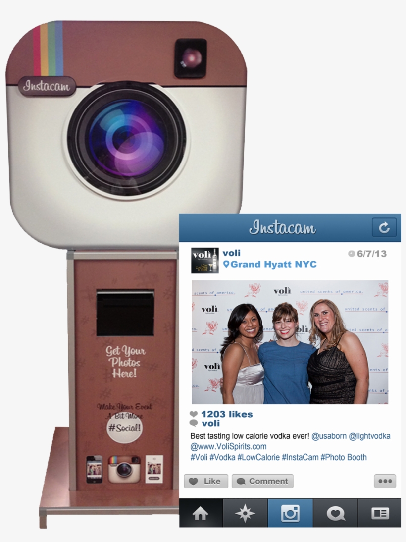 Instagram Photo Booth Caption, transparent png download