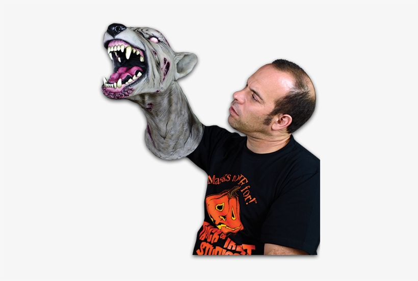 Death Studios Collection- Necronic 3/4 Mask - Death Studios Collection Zombie Dog Arm Puppet, transparent png download