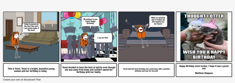 Happy Birthday Yenni - Baby Otters, transparent png download