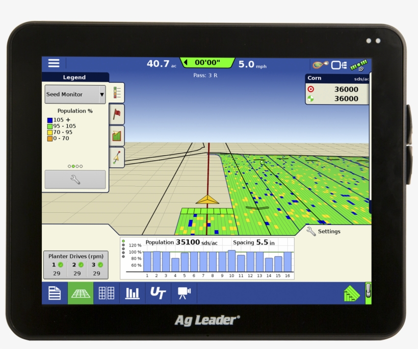 Incommand® Displays - Ag Leader Integra Planter, transparent png download