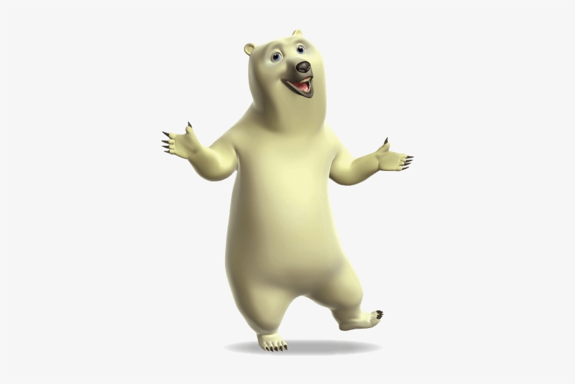 Slider-polarbear - Polar Bear Toilet Paper, transparent png download