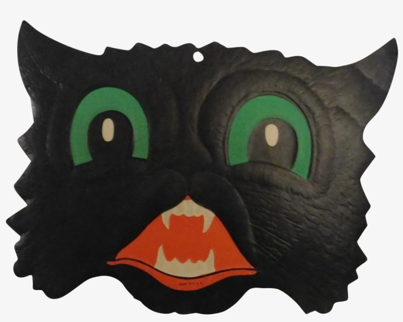 Scary Cat Face Halloween Decoration Beistle Company - The Beistle Company, transparent png download