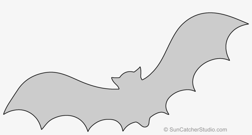 Batty Pumpkin Carving Stencil, Pattern, Template, Halloween - Jack-o'-lantern, transparent png download