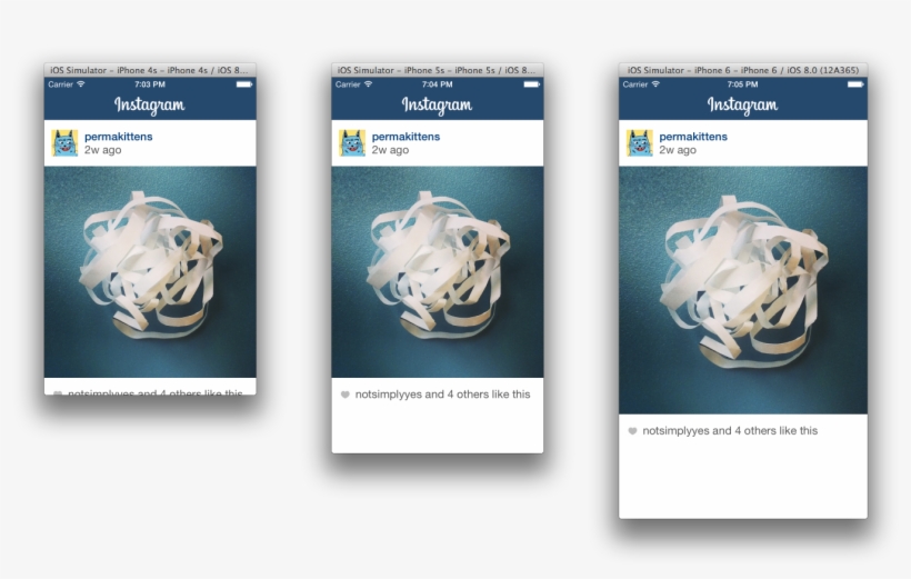 Add Constraints For Iphone Landscape Layout - Instagram Profile Layout Iphone, transparent png download