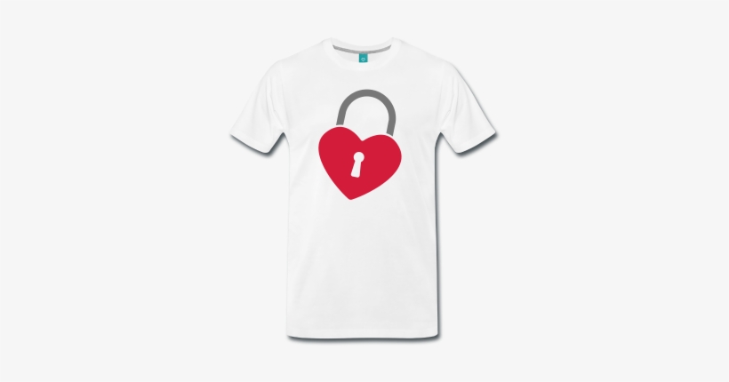 Candado Corazon Camisetas - Heart, transparent png download
