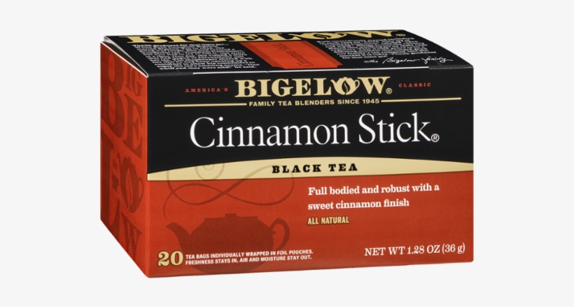 Bigelow Tea - Black Tea Cinnamon Stick - 20 Tea Bags, transparent png download