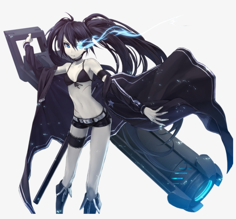 Anime No Background - Black Rock Shooter Png, transparent png download