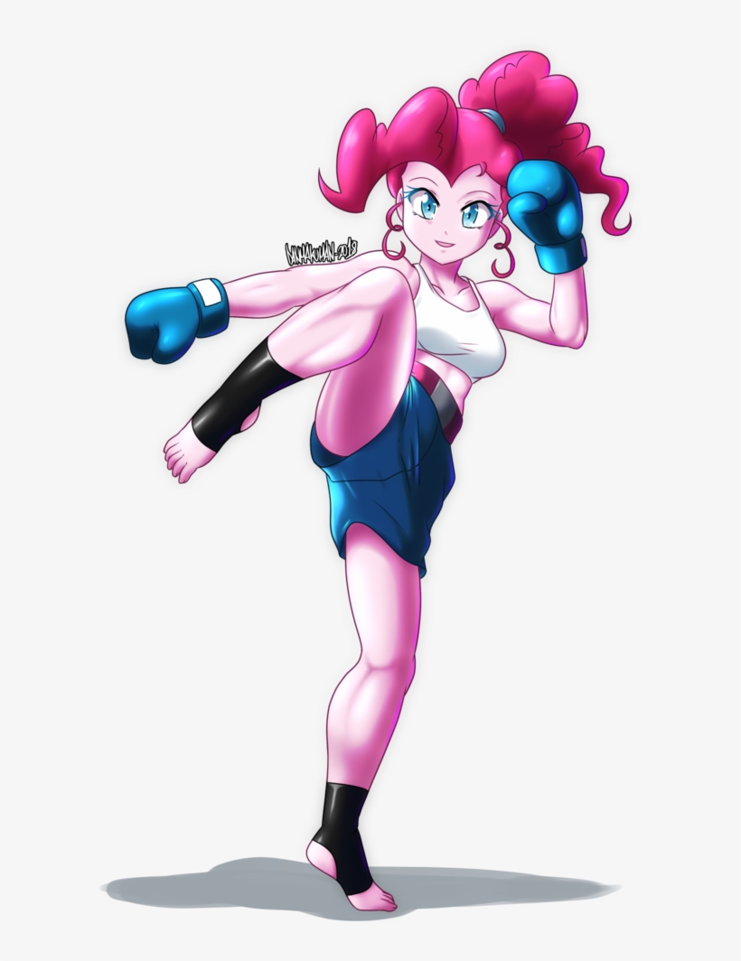 Danmakuman, Boxing Gloves, Boxing Shorts, Clothes, - Pinkie Pie, transparent png download