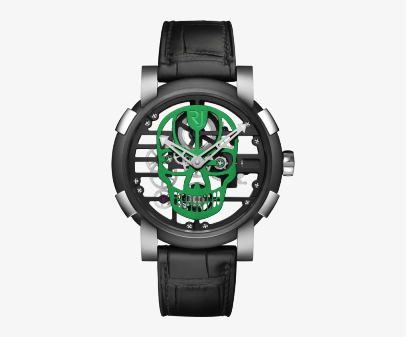 Romain Jerome Moon Dust Steel Mood Silver Auto Mg - Romain Jerome Skull Watch Price, transparent png download