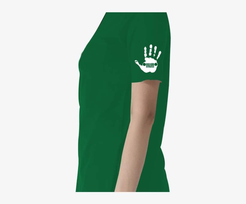 Jeep Wave Hand Vinyl Decal Sticker (white), transparent png download