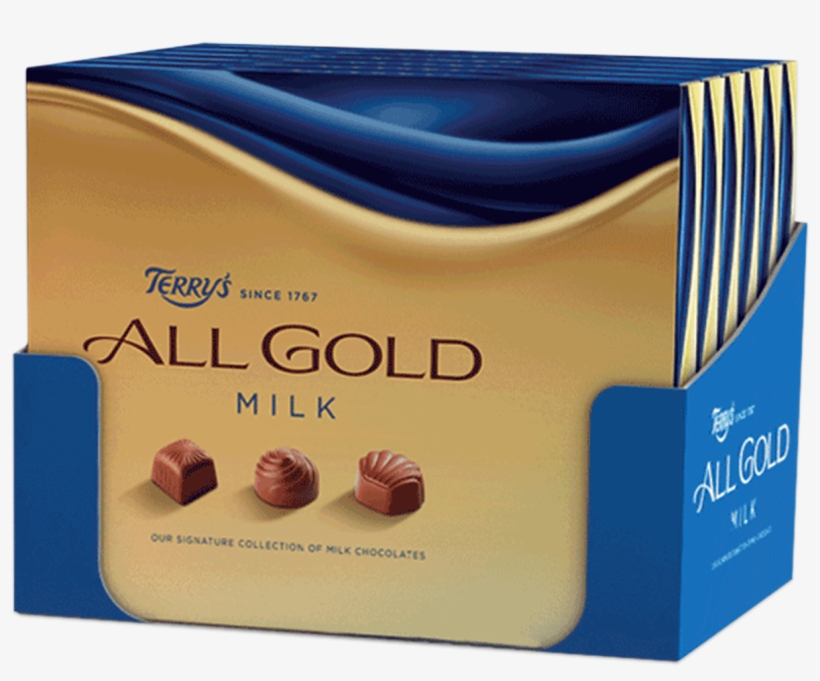 Terry's All Gold Milk 190g - Terry's All Gold Milk Chocolate Box, transparent png download