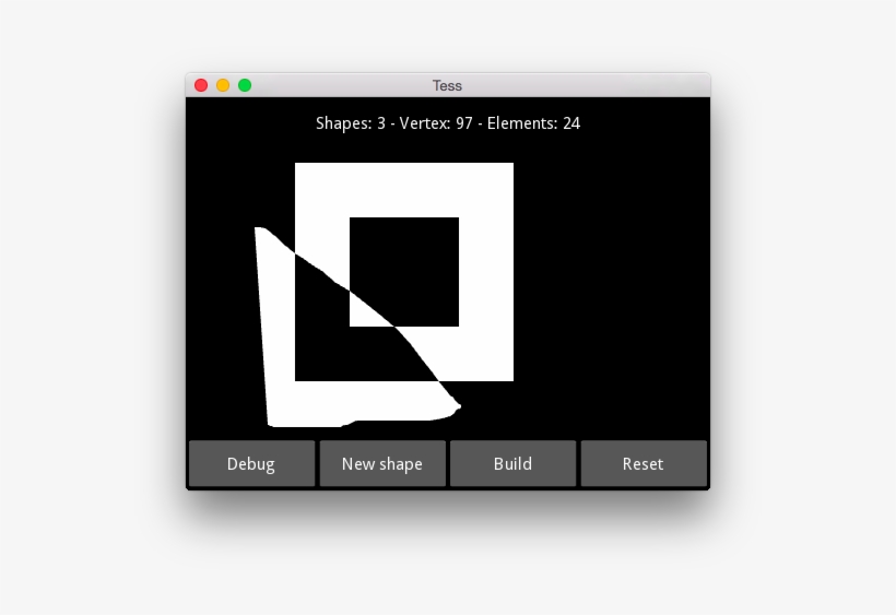 You Should See A Hollow Square With Some Buttons Below - Kivy Stencil Example, transparent png download