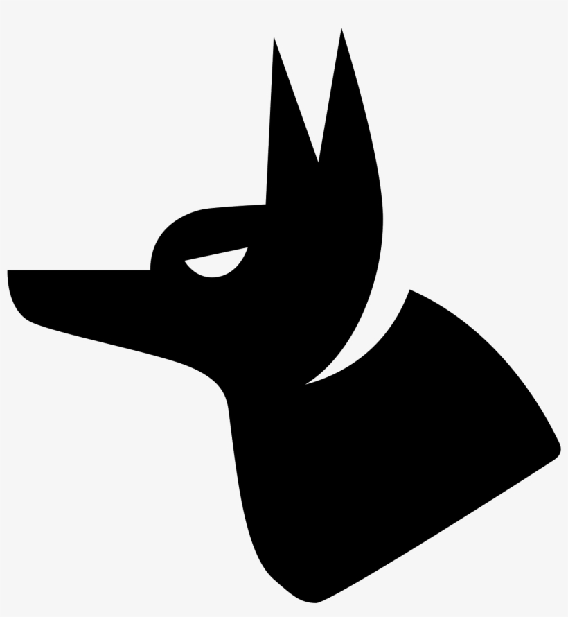 It Looks Like An Animal Like A Fox Or A Wolf Looking - Logo Anubis Png, transparent png download
