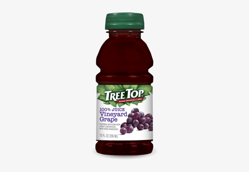 Vineyard Grape Juice Bottle - Tree Top Apple Sauce, Cinnamon - 12 Count, 3.2 Oz Pouches, transparent png download