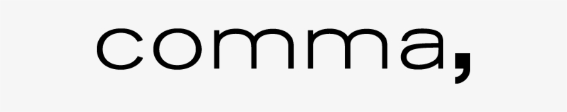 Jpeg Dos Markenlogos Website 540x270px Comma - Comma Casual Identity, transparent png download