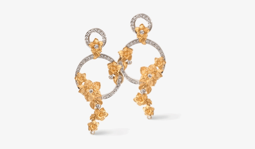 Carrera Y Carrera Diamond "emperatriz Bouquet" Earrings - Carrera Y Carrera Earrings, transparent png download