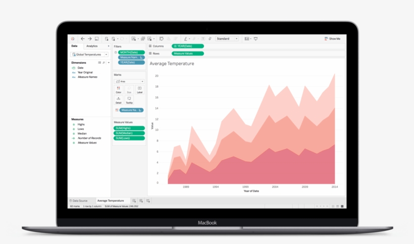 Compare Tableau Con Otras Soluciones - Tableau Macbook, transparent png download