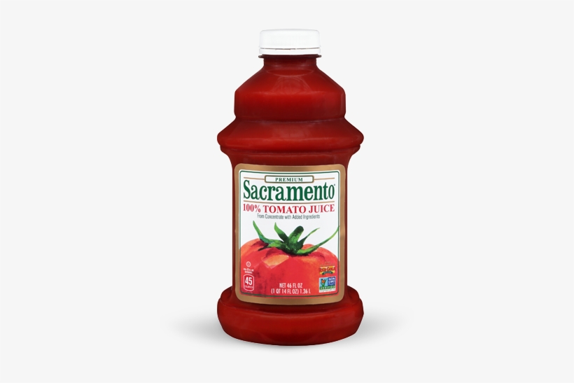 Tomato Juice 46 Oz Pet Bottle - Sacramento Tomato Juice - 46 Fl Oz Can, transparent png download