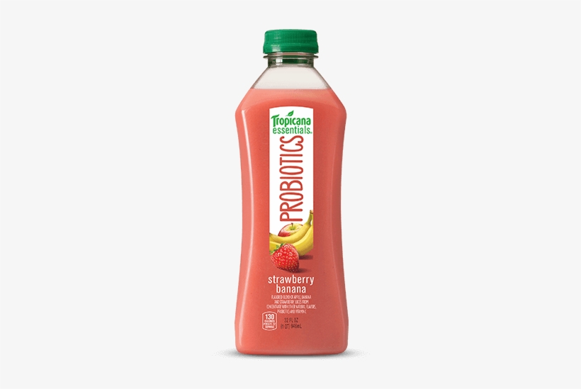 Tropicana Probiotics Strawberry Banana, transparent png download