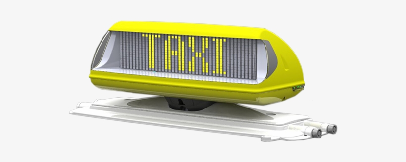 Itoplight D-100 The Intelligent Digital Taxi Roof Sign - Smartphone, transparent png download