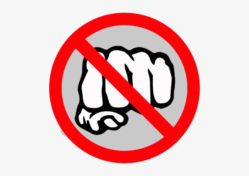 The Signs Promote A New Anti-violence Policy [picture - Fist, transparent png download