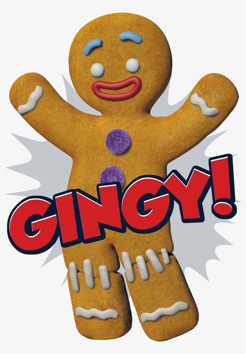 Shrek Gingy Men's Heather T-shirt - Ginger Shrek, transparent png download