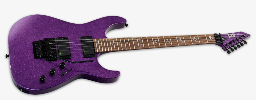 Esp Ltd Kirk Hammett Signature Electric Guitar Kh-602 - Esp Ltd Kirk Hammett Kh 602 Purple Sparkle, transparent png download