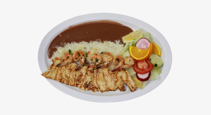 Pechuga De Pollo Y Camarones Al Mojo De Ajo - Caridean Shrimp, transparent png download