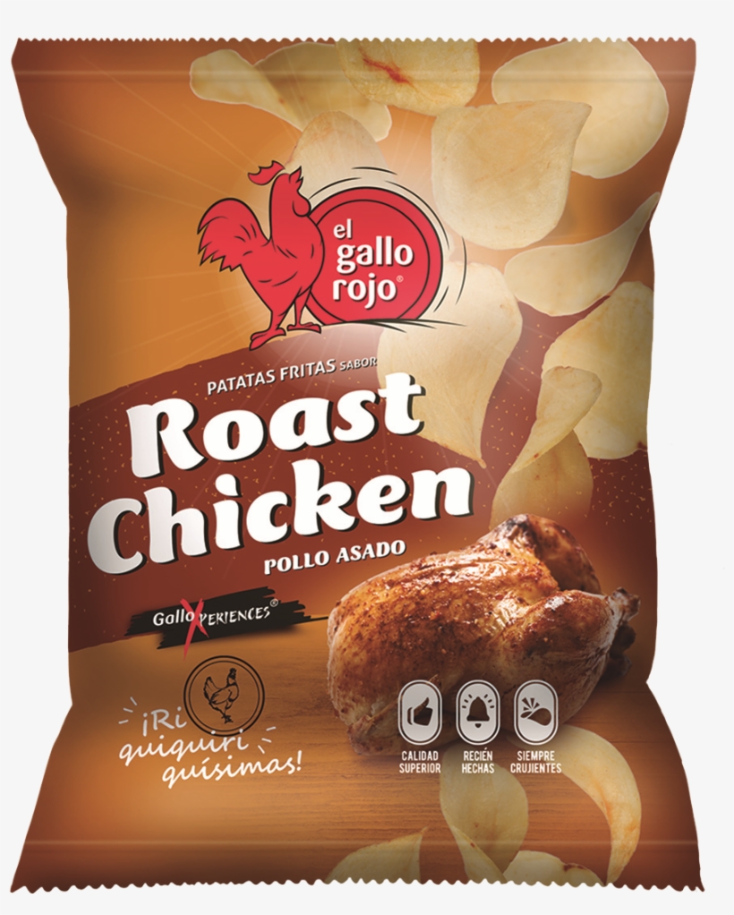 Patatas Fritas Sabor Pollo Asado - Potato Chip, transparent png download