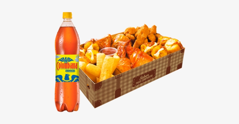 Favoritos Pollo Con Gaseosa - Colombiana Postobon Carbonated Drink, transparent png download