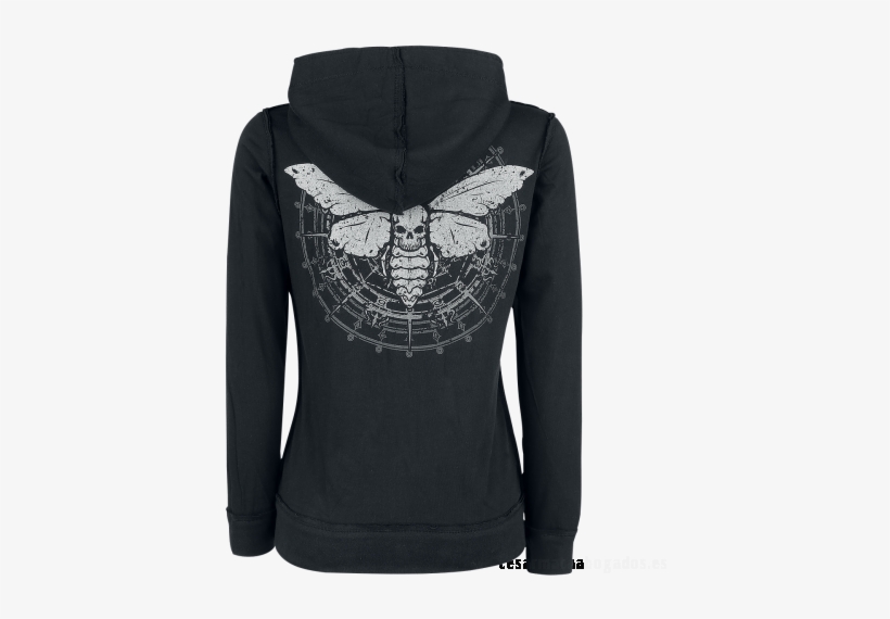 Sudadera De Encaje Moth Capucha Con Cremallera Compra - Gothicana By Emp Gothic Bolero - Bolero-top Set - For, transparent png download