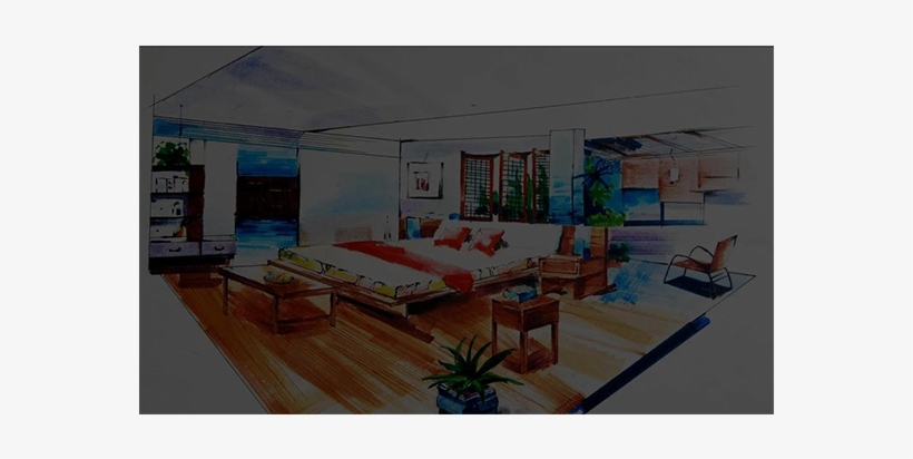 Hotel Interior Design Idea - 室内 设计 手绘 效果 图, transparent png download